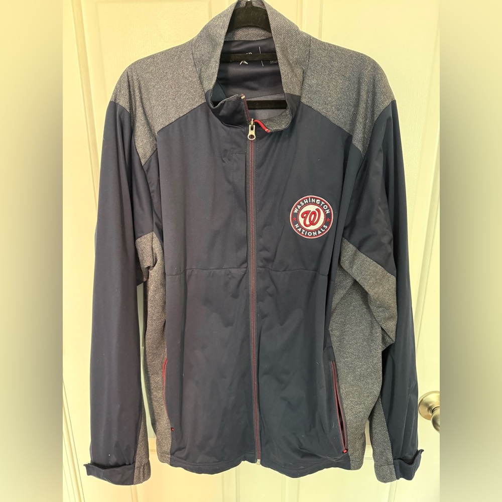 Washington Nationals Men's Navy and Gray Jacket